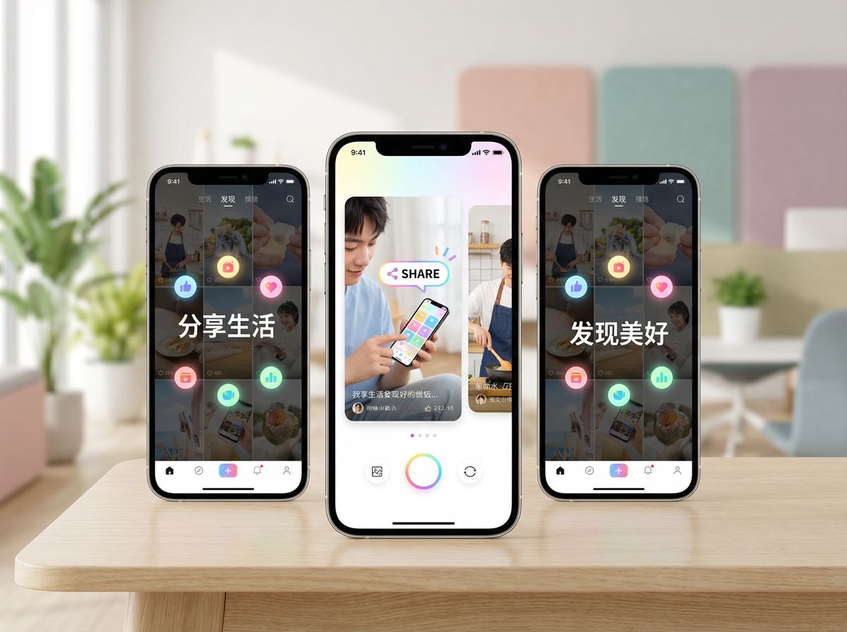 蘑菇视频社交分享 - 视频内容分享互动场景，蘑菇视频用户社区